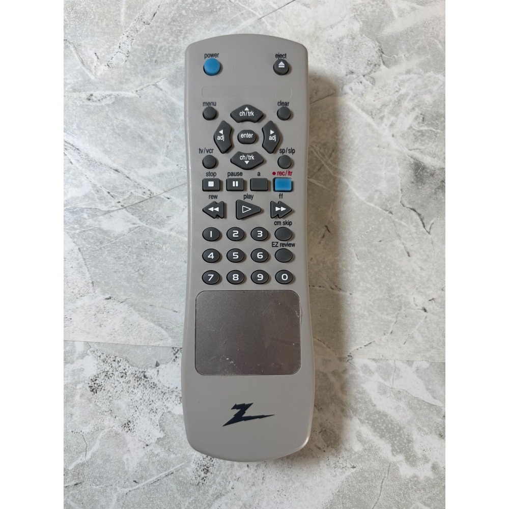 Zenith VCR TV Remote Control Light Gray HS2-1 Replacement New